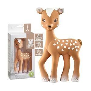 Sophie la Girafe Fanfan The Fawn Teether Natural Rubber Soothing Baby Toy